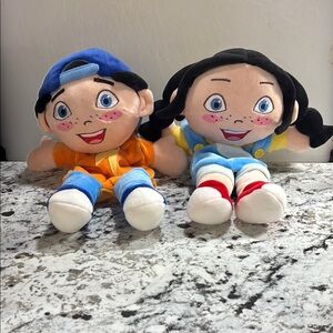 Colorful Plush Doll Set